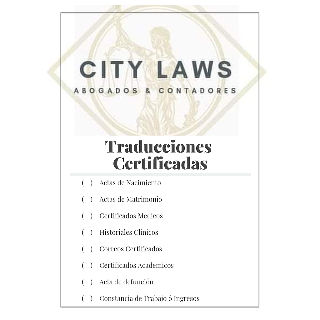 Traducción Certificada de Documentos